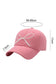 Bow Embroidered Baseball Cap