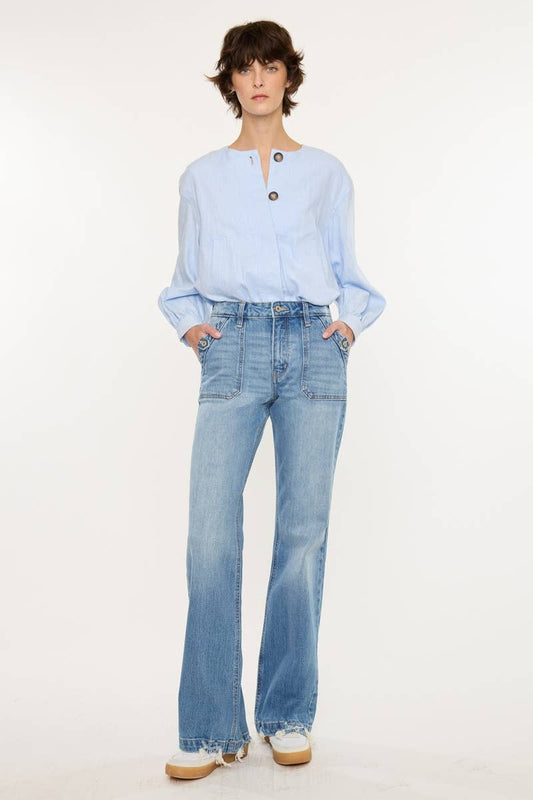 HIGH RISE WIDE FLARE-KC2572M