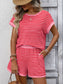 Striped Short Sleeve Top & Short