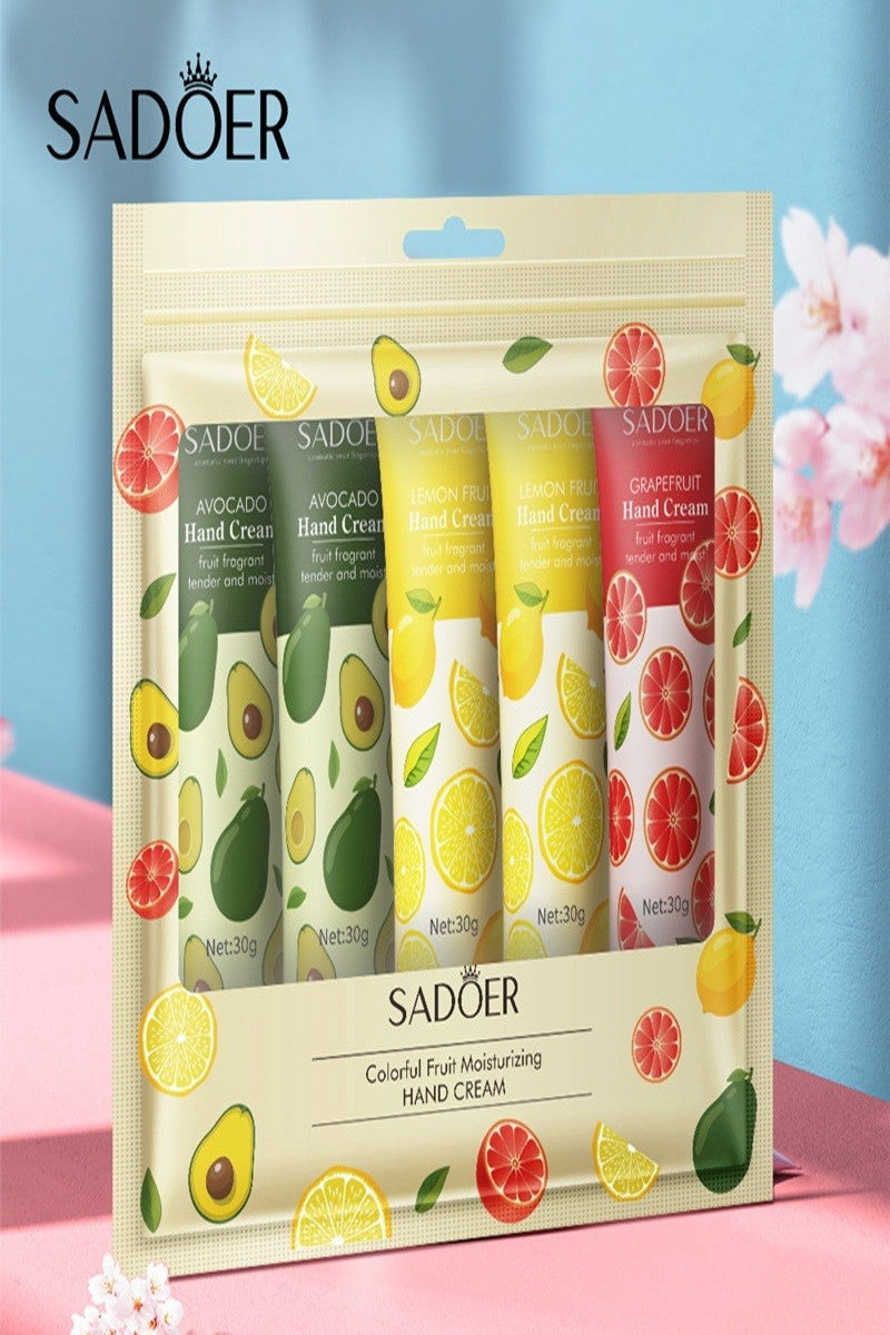 Fruit Extract Nourish Repair Hand Cream Set Pack Of 5