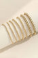 Minimalist Plated Beaded Luxury Bracelet Set
